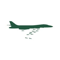 B Стикер за бомбардировки Decal Die Cut - самозалепващо винил - устойчив на атмосферни влияния - направен в САЩ - много цветове и размери - Lancer Strategic Bomber