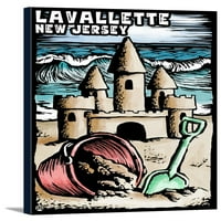 Lavallette, Ню Джърси - Плакат на Sandcastle