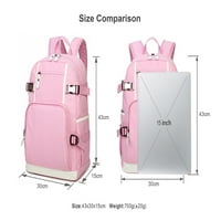 Bzdaisy Spy Family Backpack - Голям капацитет с множество джобове за 15 '' лаптоп един за деца тийнейджър