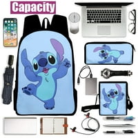 Чанта за обяд за обед Lilo и Stitch Multi-Pocket Backpack