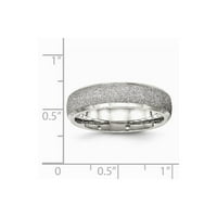 Неръждаема стомана полиран лазерен разрез Размер на пръстена: 9; за възрастни и тийнейджъри; За жени и мъже