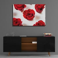 Епично изкуство „Червени рози I“ от Donnie Quillen, Acrylic Glass Wall Art, 36 x24