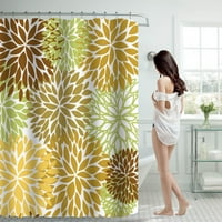 Miayilima душ завеса за душ завеса с куки водоустойчиви душ завеси за баня тежка странична завеса за душ машина промива се бързо сухо