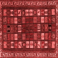Ahgly Company Indoor Square Персийски червени традиционни килими, 5 'квадрат