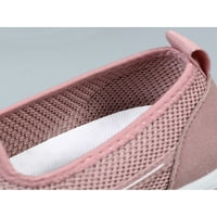 Tenmi Unise Shoes Slip on Thove Shoe Mesh Theakers Леки атлетични маратонки Мъжки неплъзгащи мека подметка жени розово 6