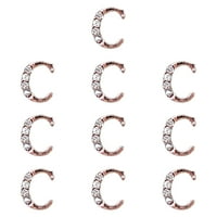 Маникюр азбуки Направи си сам блести деликатни 3D нокти маникюр занаятчийски букви орнаменти