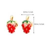 Двойки обеци от ягода на модни ушисти парти бижута уши