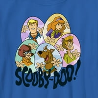 Момче Scooby doo Великденска банда Графичен тройник Royal Blue Small