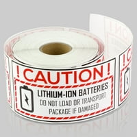 Внимание литиево-йонна предупредителна акумулаторна батерия съдържа предупреждения на батерията