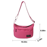 Лека найлонова чанта за рамо, чанта за подмишници с едно рамо, чанта с голям капацитет за дами