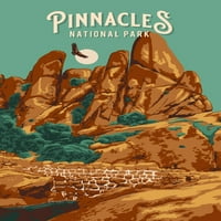 Национален парк Pinnacles, Калифорния, серия на Национален парк на художника