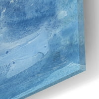 Епично изкуство „в„ Синьо III “от Крис Пашке, изкуство на акрилно стъкло, 16 x12
