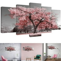 Dreamhall Pink Tree Canvas Wall Art Landscape Picture Prints Painting Unframed