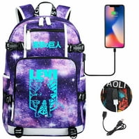 Bzdaisy Titan Attack Backpack с USB зареждане и отделение за лаптоп за деца за деца тийнейджър