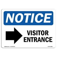 Забележете знаци - вход за посетители [дясна стрелка] Списък със символ