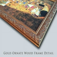 Tirilil Tove Cover Gold Ornate Wood Framed Canvas Art от Теодор Северин Кителсен