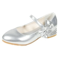 fvwitlyh Размер момичета обувки за бягане деца обувки високи токчета принцеса единични обувки рокли обувки момичета обувки размер 13