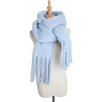 wofedyo шалчета за жени голям шал за жени дълги одеяла олита зима есен топъл шал големи утайки обвивки шал шал шал синьо