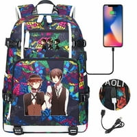 Bzdaisy 15 Backpack Laptop W USB кабел и мултипокета - Fairy Tail - Деца и родители Университет за деца тийнейджър