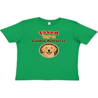 Мастически златен ретривър любител на кучета младежки тениска