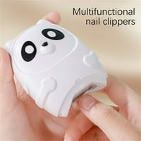 Инструменти и подобряване на дома, електрически автоматични подстригване на ноктите, проектирани с комбинация от нокти за нокти и файлове, съхранение на отломки за нокти, USB акумулаторна безопасна подготовка