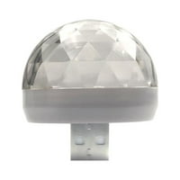 USB Mini LED дискотекален фактор Light Party Club Xmas Magic Phones Ball Lamp N8R6