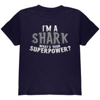 „А акула каква е вашата суперсилна младежки тениска с въглен yxl yxl