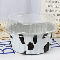 Чаши за печене на алуминиево фолио: облицовки за кекс за еднократна употреба Ramekins Muffin Cups Pudder Destor