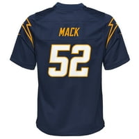 Младежта Nike Khalil Mack Navy Los Angeles Chargers Game Jersey