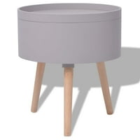 Странична таблица със сервиране на табла кръг 15.6 x17.5 Greyend Table