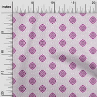 OneOone Cotton Cambric Purple Fabric Азиатски декоративни занаятчийски проекти декор тъкан отпечатано от двора