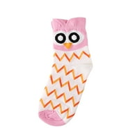 Чорапи Женски моден цветен стил модна куцала сова двойки удобни чорапи