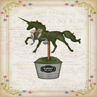 Topiary Unicorn I Poster Print от Jennifer Pugh