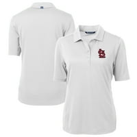 Женски резач и Buck White St. Louis Cardinals Drytec Virtue Eco Pique Recycled Polo