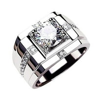 Мъже пръстен на пръстена Изявление Небрежно съвместно пръстен Аксесоари Просвета Валентин Ден на модата бижута Мъжки пръстен Доминиране на луксозен диамантен пръстен
