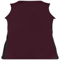Holloway Sportswear Женски вертикален сингъл тъмен маронен черно бяло 221340