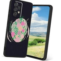 Пастел-бело-арт-херб-калъф за телефони, дегинаран за Samsung Galaxy A 5G Case Men, гъвкав силиконов шоков калъф за Samsung Galaxy A 5G