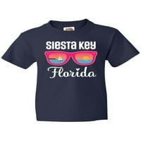 Тениска на младежката тениска на Florida Trip на Siesta Key Florida Beach