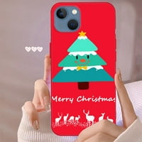 Коледен червен калъф за телефон за iPhone pro ma candy soft cover xr xs плюс капак