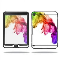 Mightyskins Lifipadpr10-Резоупоте дим Lifeproof Nuud Skin за Apple iPad Pro 10.5, Rainbow Smoke