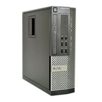 Използван- Dell Optiple 990, SFF, Intel Core i5- @ 3. GHz, 16GB DDR3, нов 128GB SSD, DVD-RW, Wi-Fi, VGA към HDMI адаптер, нова клавиатура + мишка, без OS