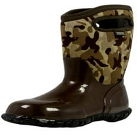 BOG BOOTS BOYS KIDS DURHAM CAMO WATEROOF 71846