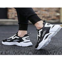 Lumento Men Running Shoe Fitness Workout Атлетични обувки Дишащи маратонки Плъзгащи се устойчиви треньори на открито лек спорт черно 8