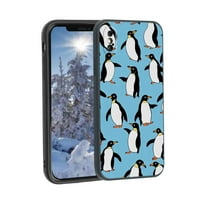 Съвместим с iPhone XS MA калъф за телефон, Penguin Case Silicone Защитен за Teen Girl Boy Case за iPhone XS Max