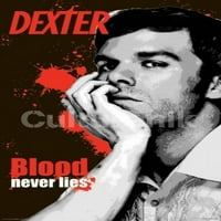 Dexter - кръвта никога не лежи ламиниран плакат