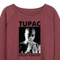 Tupac - Доверете се на никого - лек френски френски пуловер на Тери