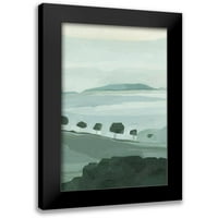 Scarvey, Emma Black Modern Musemer Framed Museum Art Print, озаглавен - Blue Ridge Fog i