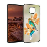 Съвместим с Moto G Power Phone Case, Colibri-Birds1- Case Silicone Защитен за тийнейджър момиче момче за мото Power Power