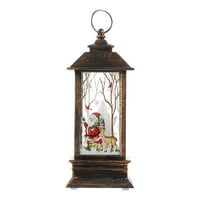 Коледна светодиодна светлина Xmas Elements Wind Lantern Brand-New Desktop Decor Lamp