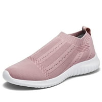 Женска мрежа за ходене на обувки дишащ фиш на голф удобни маратонки за каузални чорапи розово us6.5